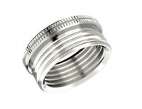 52104492 Lapp Cable Gland Adaptor, PG11 Exterior Thread, M16 Interior Thread, Nickel Plated Brass, SKINDICHT Series