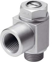 grla-14-b Festo GRLA Series Exhaust Valve, 1/4 in Female Inlet Port x 1/4 in Male Outlet Port, 151172