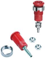 497043-24 Staubli Yellow Female Banana Socket, 4 mm Connector, Solder Termination, 32A, 1000V, Nickel Plating