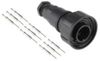 px0728p Bulgin Circular Connector, 9 Contacts, Cable, Standard Connector, Plug, Male, IP68, IP69K, Standard Buccaneer Series