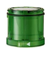 64420075 Werma KombiSIGN 71 Series Green Steady Effect Beacon Unit, 24 V, LED Bulb, AC, DC, IP65