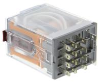 c9-a41x-ac-24-v Releco Plug In Power Relay, 24V ac Coil, 5A Switching Current, 4PDT
