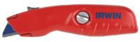10505822 Irwin Safety Knife with Straight Blade, Retractable