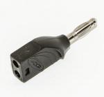 bu-16-2 Mueller Electric Red Male Banana Plug, 4 mm Connector, Solder Termination, 15A, 1000V, Nickel Plating