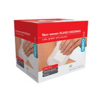 285-4718 RS PRO White Wound Dressing, 50 Per Package 10cm