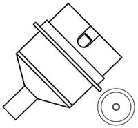 t0058736867n Weller 1 NR Hot Air Nozzle for use with WHA3000/WHA2000/WHA700/WHA300 Hot Air Stations