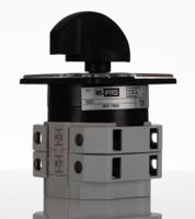 265-7684 RS PRO, DP 3 Position 60° Changeover Cam Switch, 690V ac, 32A, Knob Actuator