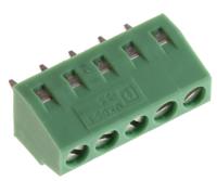 1751277 Phoenix Contact MKDS 1/5-3.5 Series PCB Terminal Block, 5-Contact, 3.5mm Pitch, Through Hole Mount, 1-Row, Screw