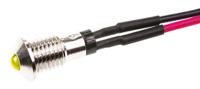570-311-04-40 Marl Yellow Panel Mount Indicator, 2.8V, 6mm Mounting Hole Size, Lead Wires Termination