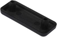 188-0355 RS PRO Black End Cap, 8mm Groove