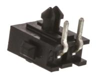 2-1445055-2 TE Connectivity Micro MATE-N-LOK Series Right Angle Through Hole PCB Header, 2 Contact(s), 3 mm Pitch, 1 Row, Shrouded