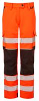 lfe972-08r PULSAR LFE972 Orange Hi Vis Trouser Water Repellent 8 in 8 in Leg Length 31in