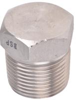 826-7037 RS PRO Stainless Steel Pipe Fitting, Straight Hexagon Hexagon Plug, Male R 3/4in