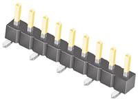 tsm-109-01-l-sv Samtec TSM Series Straight Surface Pin Header, 9 Contact(s), 2.54 mm Pitch, 1 Row, Unshrouded