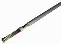 201-0547 RS PRO H05VVF 1.5 mm² 2 Core Power Cable, H05VV-F, Grey PVC, 50m