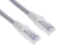 557-105 RS PRO, 10m Cat6, Grey RJ45 to Male RJ45 Male, U/UTP Unshielded, Terminated PVC Sheath