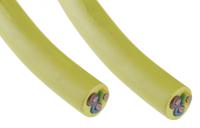 73220150 Lapp ÖLFLEX Coiled 1.5 mm² 3 Core Power Cable, Yellow Polyurethane PUR, 1.5m