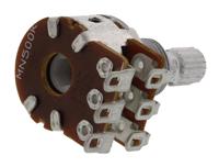 pdb182-gtrb1-504mn Bourns PDB182-GTRB 500kΩ Rotary Potentiometer 2-Gang Panel Mount, PDB182-GTRB1-504MN