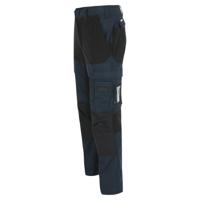 23mtr1803ny-38 Herock 23MTR1803 Unisex's Navy 93% Cotton, 6% Polyester T400, 1% Elastane, Size 38 Waist Size 38 in W