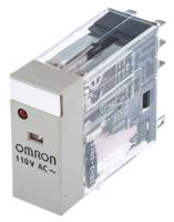 g2r-2-sn-110ac-s Omron DPDT Non-Latching Relay Plug In, 110V Coil, 5 A