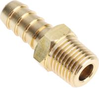 506-7200 RS PRO Hose Connector Hose Tail Adaptor, G 1/4in 3/8in ID