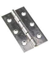 52-1-3990 Pinet Stainless Steel Butt Hinge, 75mm x 40mm x 1.5mm