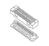 61082-103402lf Amphenol Communications Solutions BergStak Series Straight Surface Mount PCB Socket, 100-Contact, 2-Row, 0.8mm Pitch,