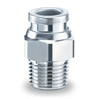kqb2h04-m5 SMC KQB2 Series Male Connector, M5 x 0.8 to Push In 4 mm, Threaded-to-Tube Connection Style