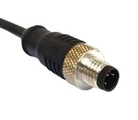 pxptpu12fim05acl010pur Bulgin Male 5 way M12 to Unterminated 3 way Free End Sensor Actuator Cable, 1 m