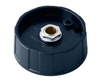 a2540060 OKW 40mm Black Potentiometer Knob for 6mm Shaft Round Shaft, A2540060
