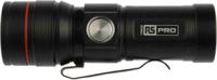 176-6035 RS PRO LED Pocket Torch Black - Rechargeable 300 lm, 93 mm