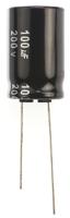 eca2dhg101 Panasonic 100μF Aluminium Electrolytic Capacitor 200V dc, Radial, Through Hole - ECA2DHG101