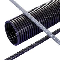 vohg-17b30 Flexible Conduit, 17mm Nominal Diameter, Nylon 6, Black