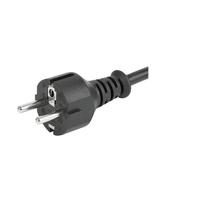 60512123 Schurter Straight IEC C19 Socket to Straight CEE 7/7 Plug Power Cord, 6m