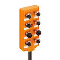 60603 Lumberg Automation 606 Series Sensor Box, M12, 5m cable, 8 way, 8 port