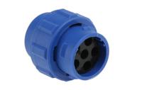 px041006p6065 Bulgin Circular Connector, 6 Contacts, In-Line, Miniature Connector, Plug, Male, IP68, Buccaneer 400 Series