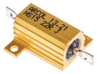 hs15-22r-j Arcol, 22Ω 15W Wire Wound Chassis Mount Resistor HS15 22R J ±5%