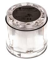84340055 Werma KombiSIGN 70 Series Clear Steady Effect Beacon Unit, 24 V, LED Bulb, AC, DC, IP54