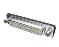 d25s33e6ux00lf Amphenol Communications Solutions 25 Way Through Hole D-sub Connector Socket