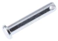 838-962 RS PRO 31.75mm Bright Zinc Plated Steel Clevis Pin, 6.35mm Diameter