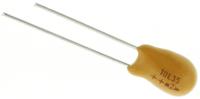 489d106x0035f1ve3 Vishay 10μF MnO2 Tantalum Capacitor 35V dc, 489D Series
