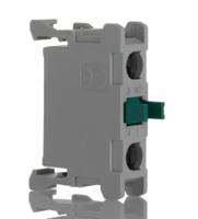 lpxcb10 Lovato Platinum 22mm Rear Mount Contact Block 1NO Screw terminal