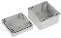 ab-080806-enclosure Fibox Grey ABS Enclosure, IP66, IP67, 82 x 80 x 55mm