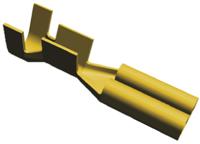 160626-1 TE Connectivity FASTON .110 Uninsulated Female Spade Connector, Receptacle, 2.79 x 0.79mm Tab Size, 0.5mm² to 1mm²