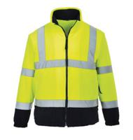 918-6024 Portwest Navy/Yellow Men Hi Vis Fleece, S