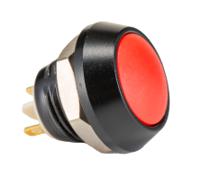 mmp0120ardp Bulgin MMP0120 Series Push Button Switch, Momentary, Panel Mount, 12mm Cutout, SPST, 36V dc, IP67