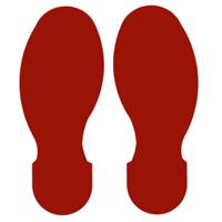 104406 Brady Polyester Social Distancing Floor Mat Ground Marking Floor Sign, Self-Adhesive