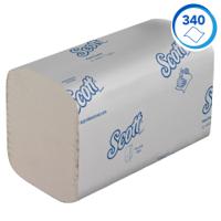 6617 SCOTT Scott Folded White Paper Towel, 212mm, 340 Sheets