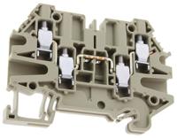 5850451550 Wieland 58.504.5155.0 WT 4 D2/2 Series Grey, Single-Level, Screw Termination, ATEX