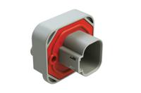 at15-4p-bm03 Amphenol Industrial, AT Automotive Connector Plug Grey Flange Mount 4 Way AT15-4P-BM03